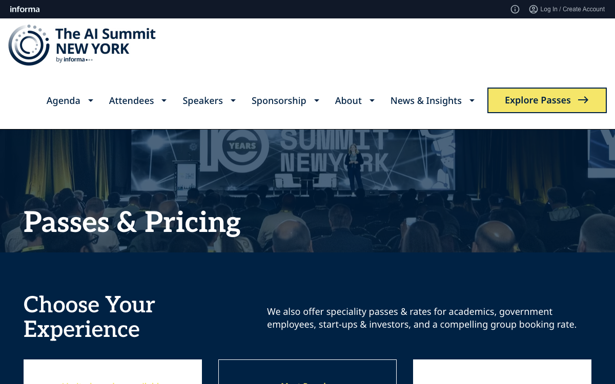 First-screen reference of newyork.theaisummit.com