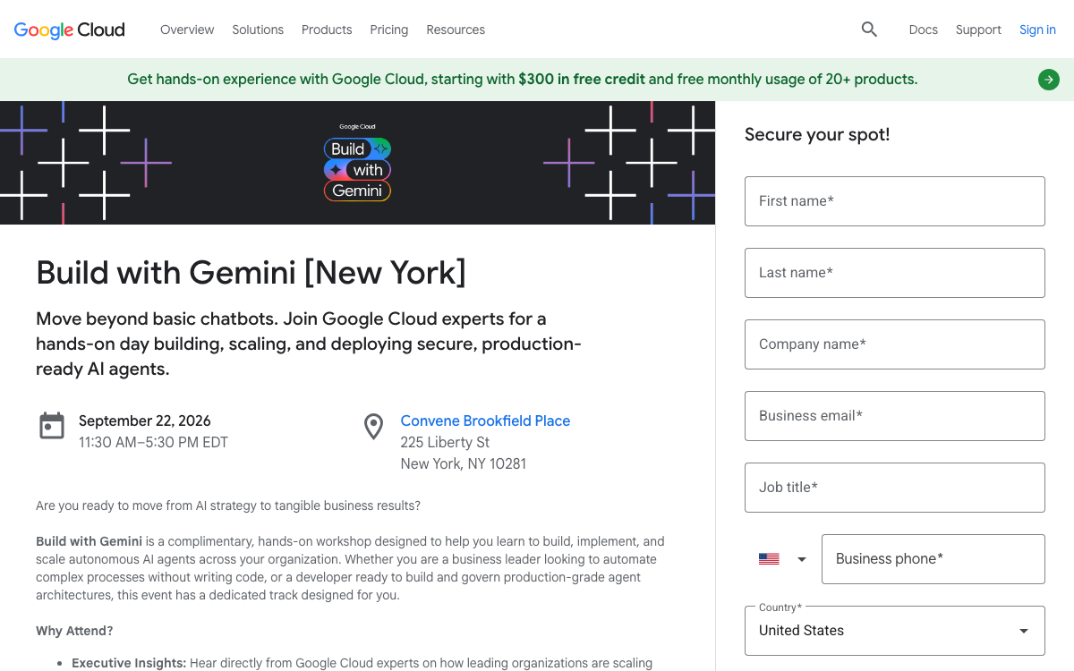 First-screen reference of cloud.google.com